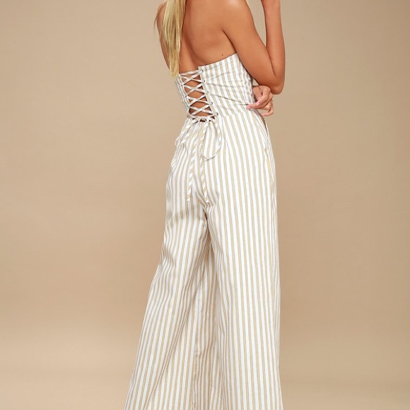 ali & jay strapless jumpsuit - Picture 2 of 6